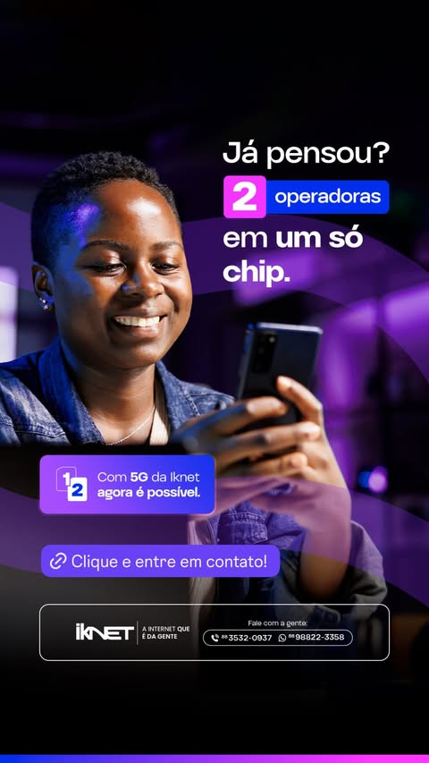 IKNET Móvel com duas operadoras em um só chip