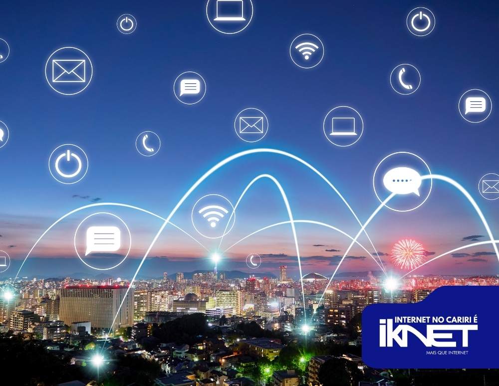 Rede de conectividade IKNET na cidade