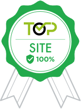 Selo oficial TOP Site 100%
